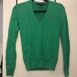 Kelly green Ralph Lauren sweater